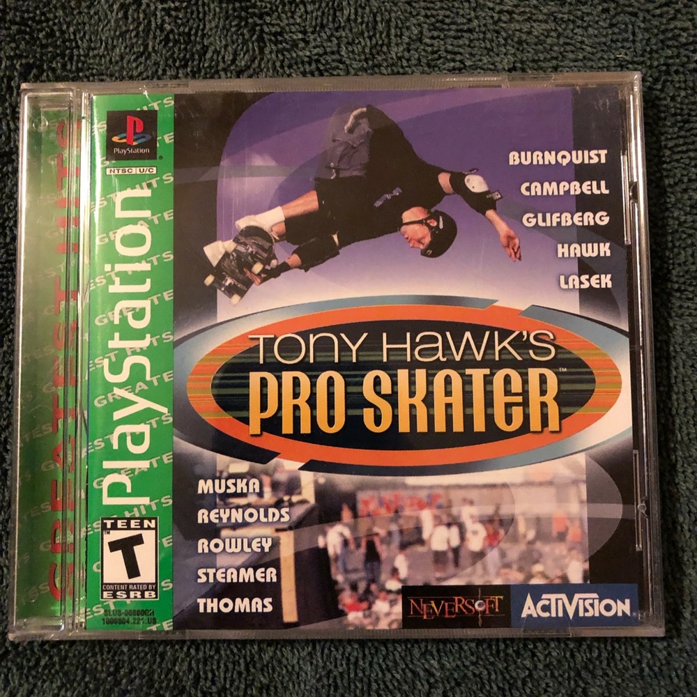 Play Station 1 Tony Hawk Pro Skater game
